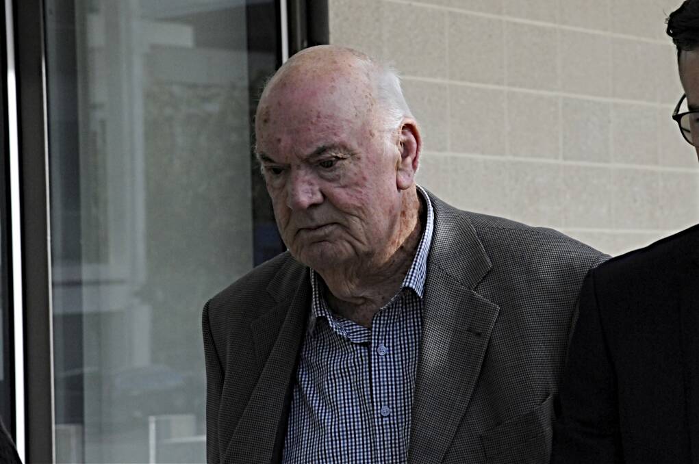 John Walter Cattle, 83, who is on trial in the ACT Supreme Court for alleged historical child sex offences. Picture: Cassandra Morgan