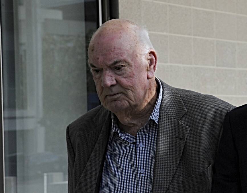 John Walter Cattle leaves court during his trial in March. Picture: Cassandra Morgan