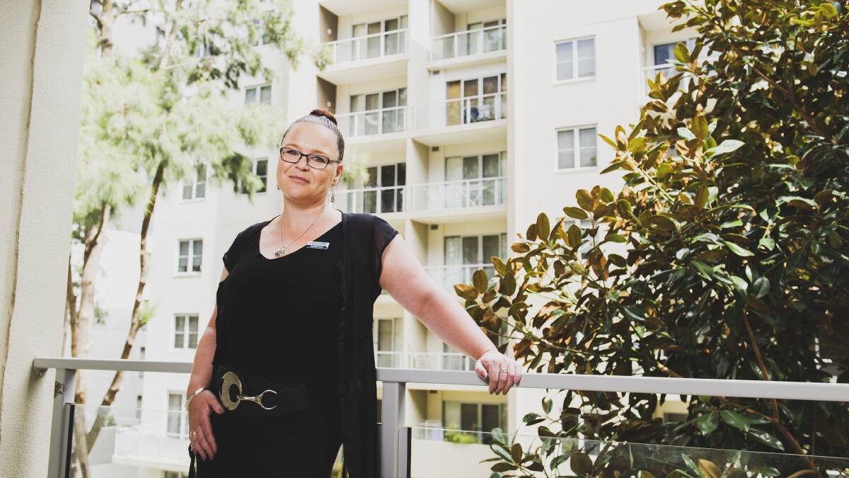 Canberra real estate agent Catherine Halloran had already seen a rise in demand for virtual inspections and appraisals before tougher social distancing requirements. Picture: Dion Georgopoulos