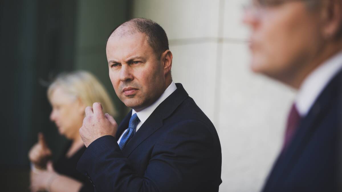 Federal Treasurer Josh Frydenberg should reassess what makes a strong economy post-COVID. Picture: Dion Georgopoulos