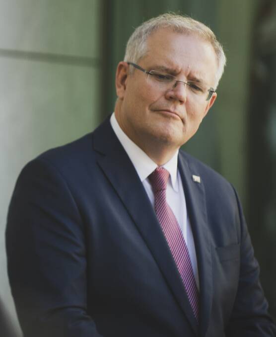 Scott Morrison has offered South Australia all the help it needs. Picture: Dion Georgopoulos.