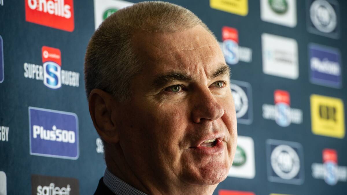 Brumbies chief executive Phil Thomson is awaiting guidance from Rugby Australia. Picture: Karleen Minney