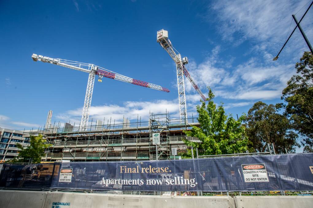 A new report has found Canberra's construction industry has come off well during the past three months during coronavirus lockdown measures. Picture: Karleen Minney