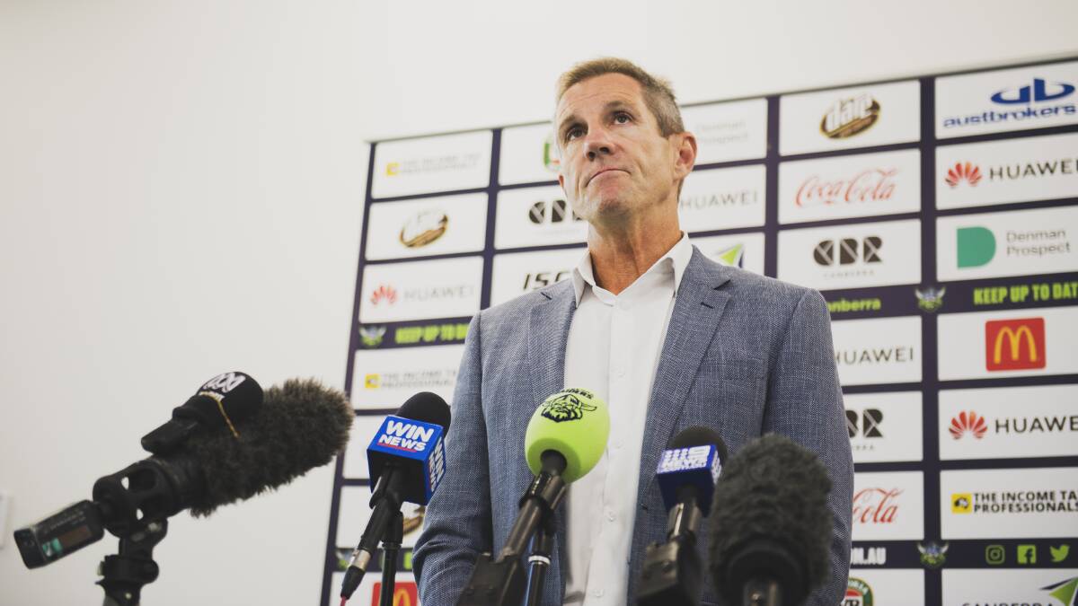 Canberra Raiders CEO Don Furner is considering options for how to get their entire squad match fit. Picture: Dion Georgopoulos