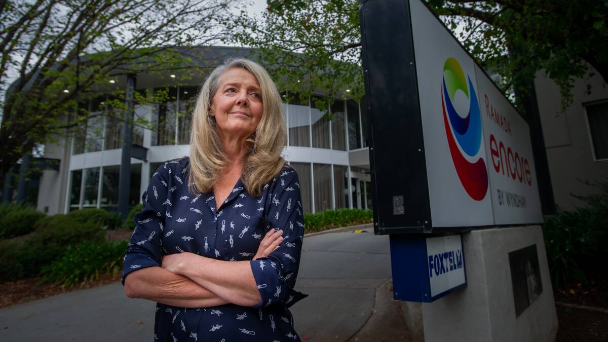Ramada Encore Belconnen general manager Carol Sinclair, who says she has rooms suitable for people self-isolating. Picture: Karleen Minney