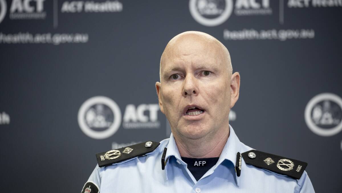 ACT Chief Police Officer Ray Johnson. Picture: Sitthixay Ditthavong 