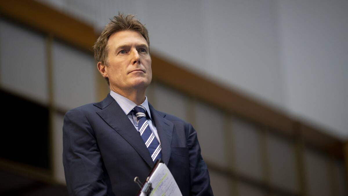 Attorney-General Christian Porter denies the allegation. Picture: Sitthixay Ditthavong