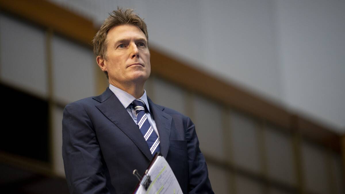 The Federal Attorney-General, Christian Porter. Picture: Sitthixay Ditthavong.