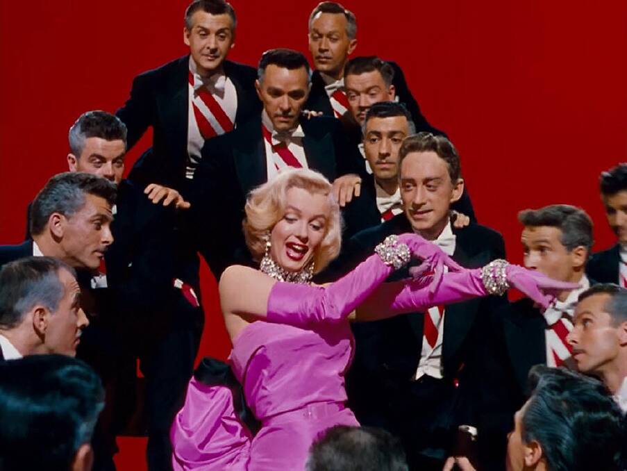 Marilyn Monroe in Gentlemen Prefer Blondes. Picture: Supplied