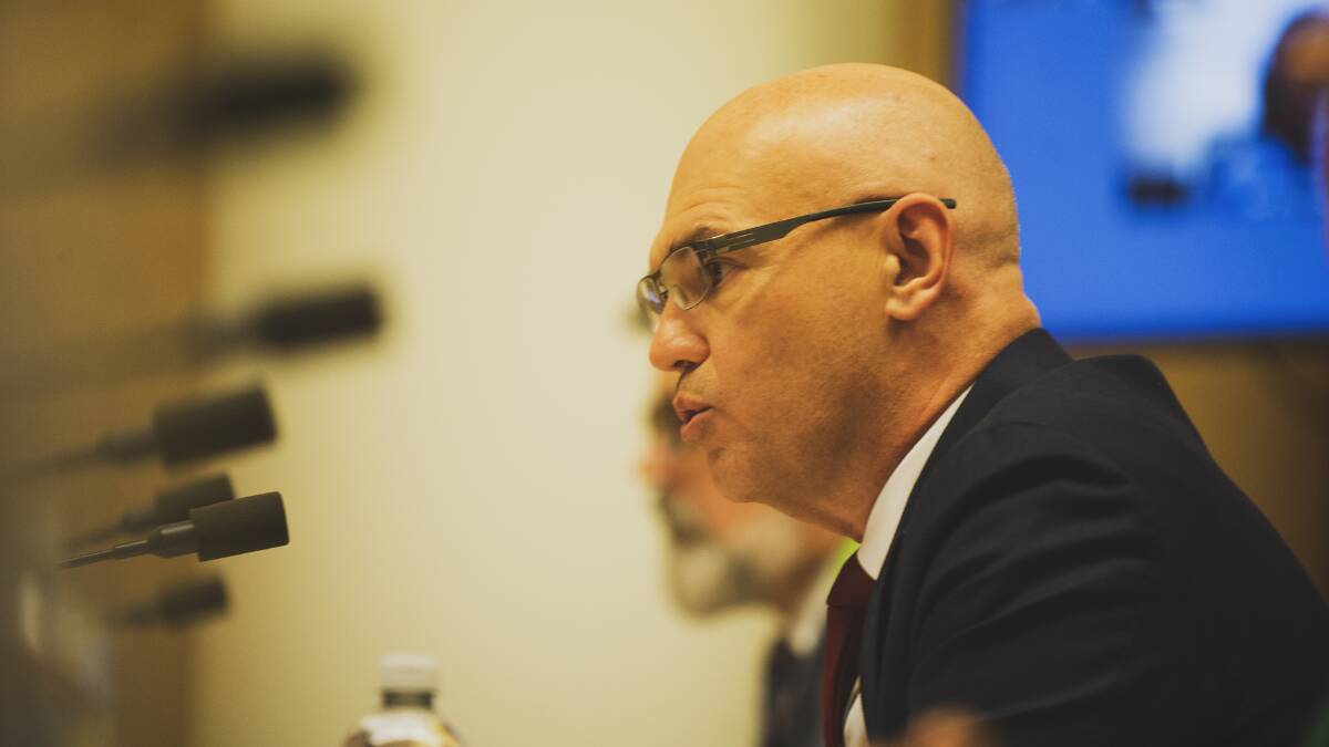 National Disability Insurance Agency chief executive Martin Hoffman, who has responded to the Commonwealth Ombudsman's report by agreeing to follow its recommendations. Picture: Dion Georgopoulos