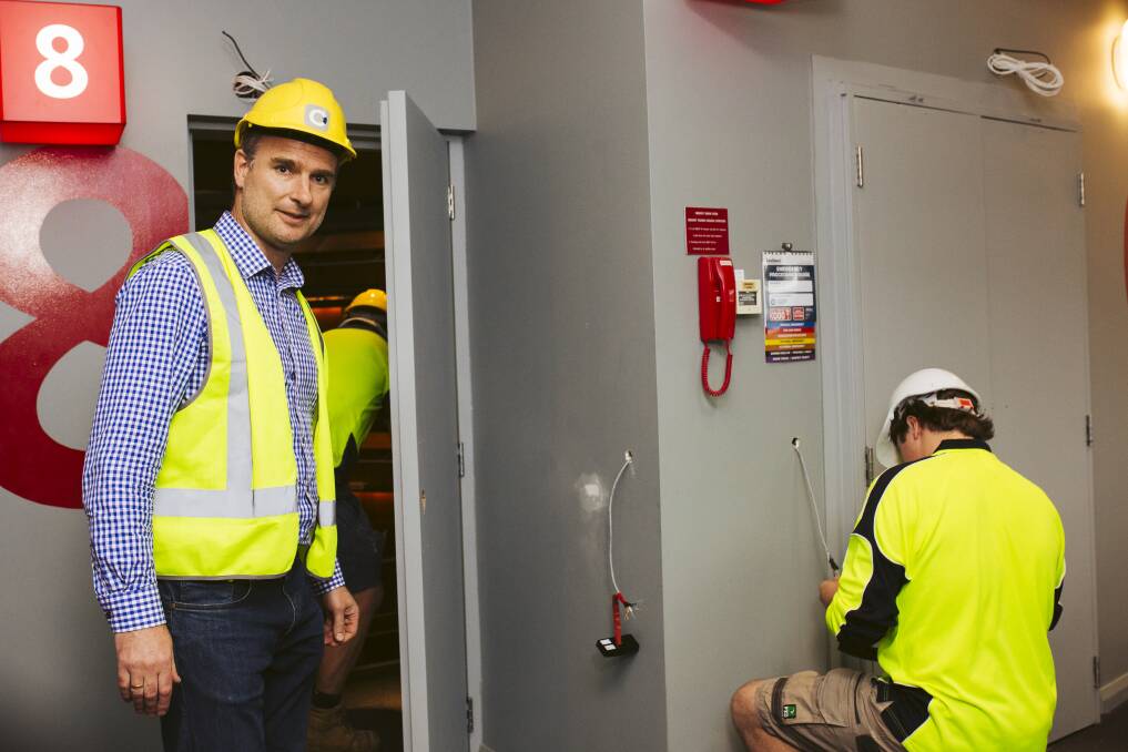 Rod Bobeldijk, director and project manager at Complete Constructions, is working on the Canberra Theatre Centre upgrades. Picture: Jamila Toderas