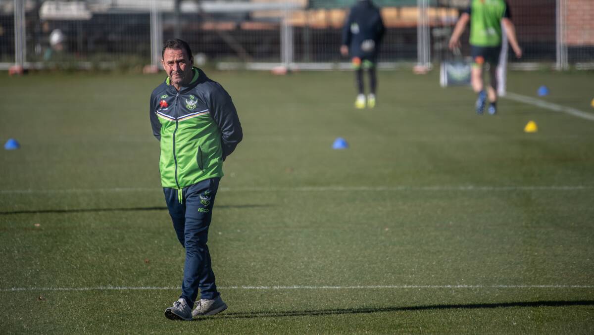 Coach Ricky Stuart says his side has come back in good shape. Picture: Karleen Minney