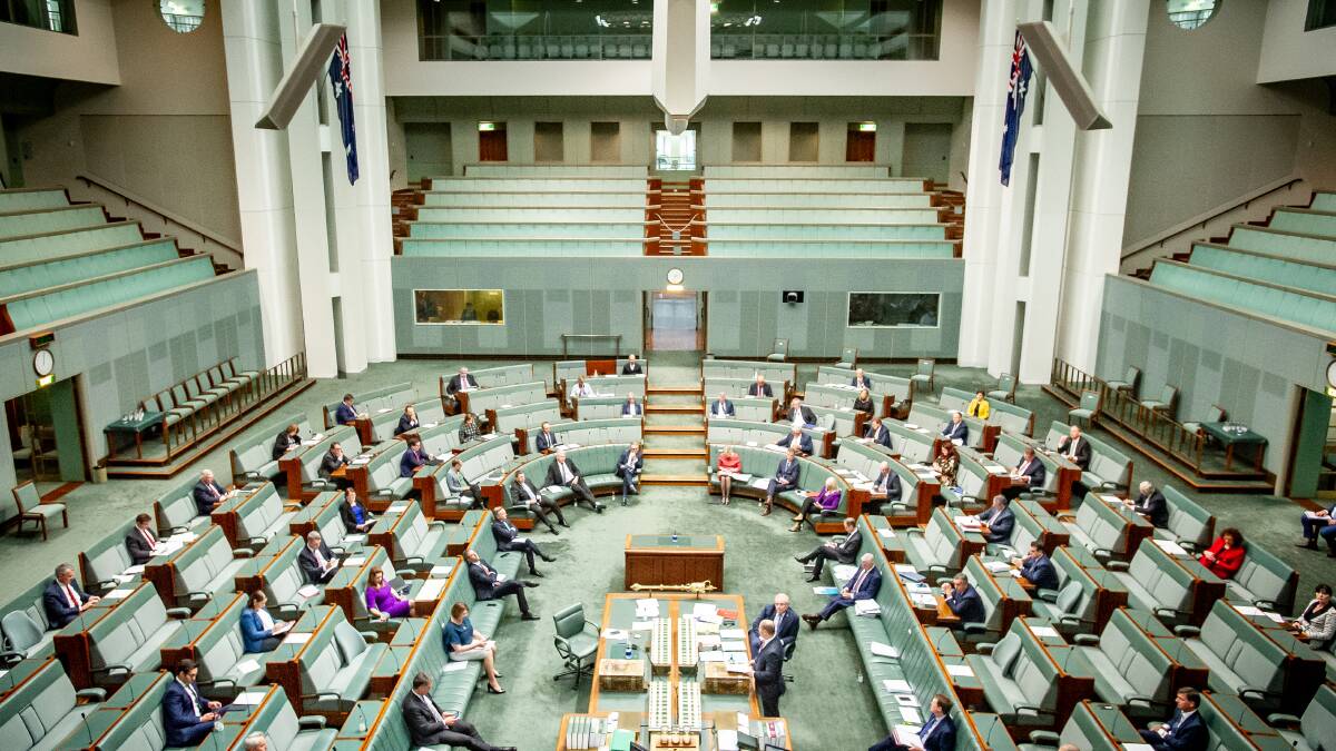 The House of Representatives during question time earlier in the year. Picture: Elesa Kurtz