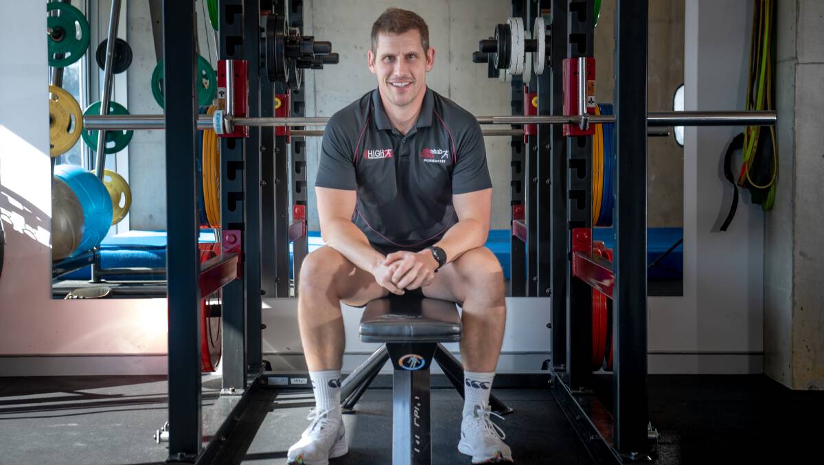 Sports physiotherapist Tim McGrath. Picture: Karleen Minney