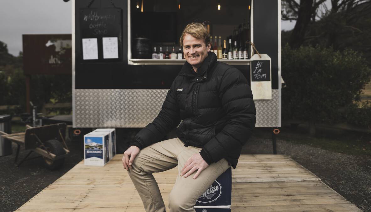 Tom Evans from Wildbrumby Distillery near Thredbo. Picture: Dion Georgopoulos 