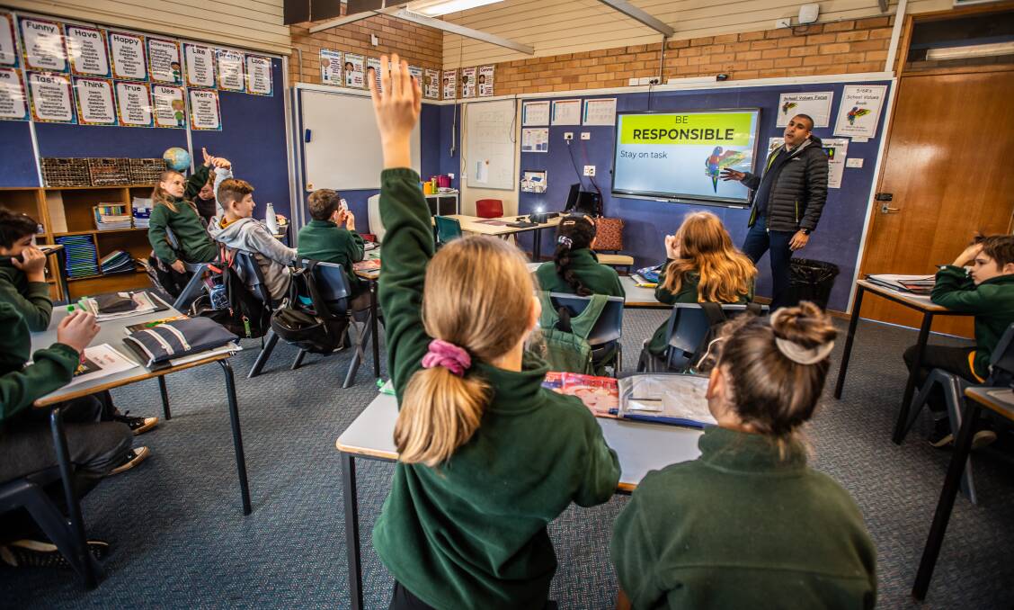 Career pathways and cutting clutter will be central to an overhaul of the NSW curriculum. Picture: Karleen Minney