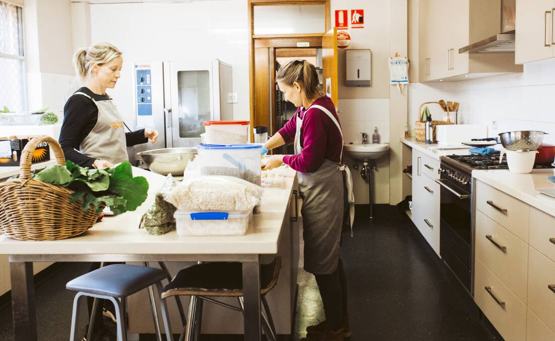 The commercial kitchen at MacKillop House. Picture: Jamila Toderas