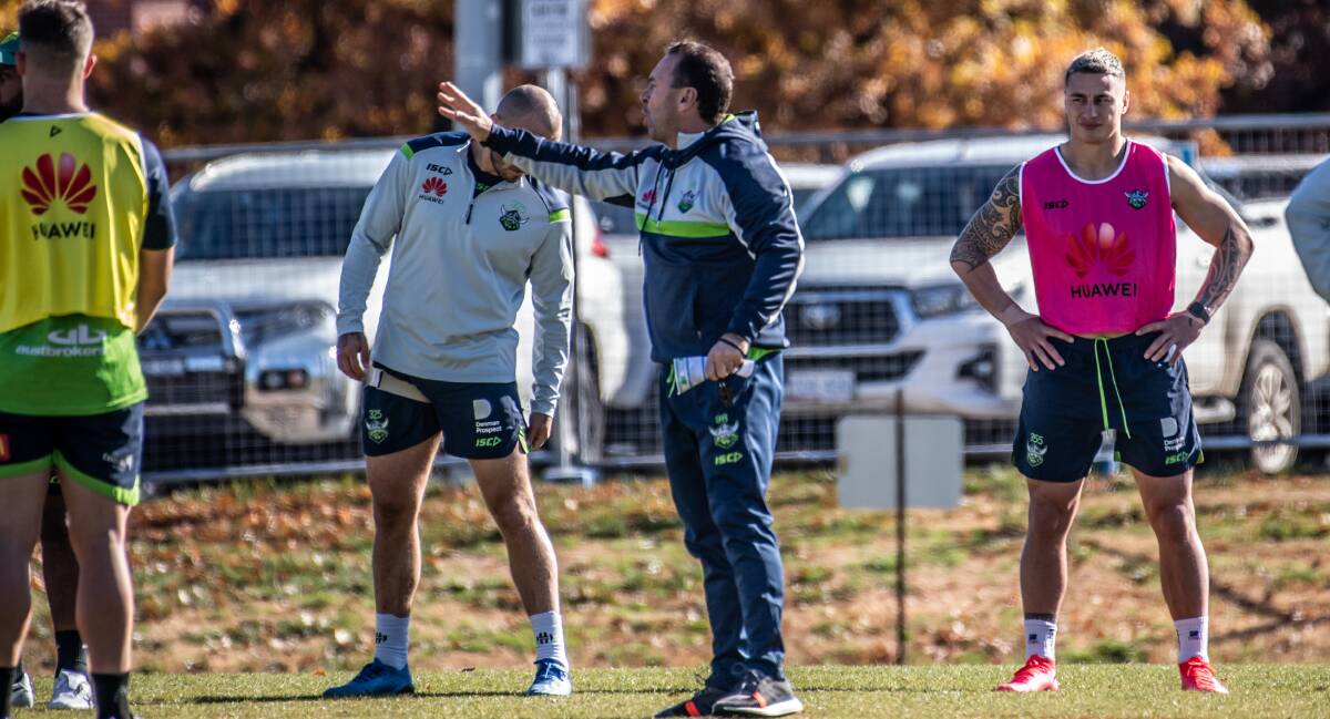 Canberra coach Ricky Stuart is refusing to break the bank. Picture: Karleen Minney