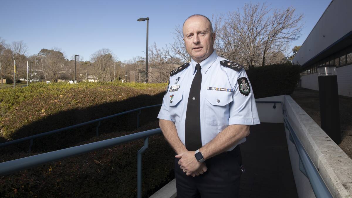 Canberra's new Chief Police Officer Neil Gaughan. Picture: Sitthixay Ditthavong