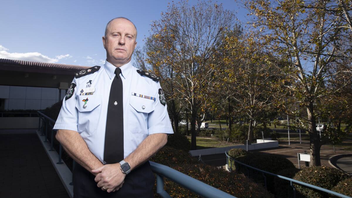 Canberra's chief police officer Neil Gaughan. Picture: Sitthixay Ditthavong