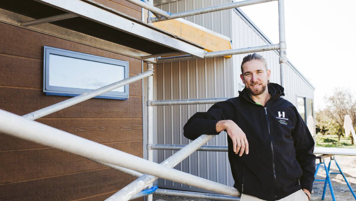Hardwick Projects director Sean Hardwick hopes to see more work in the next few months thanks to the HomeBuilder grants. Picture: Jamila Toderas.