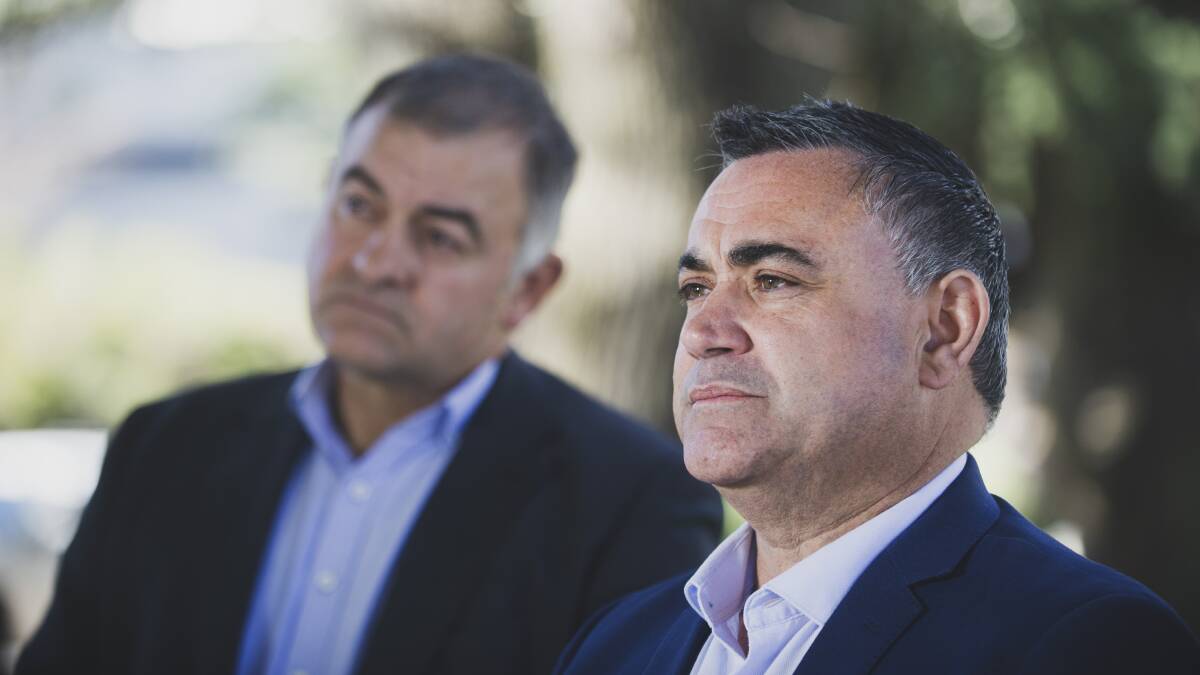 John Barilaro has tested the relationship between his Nationals and the NSW Liberal Party this week. Picture: Dion Georgopoulos