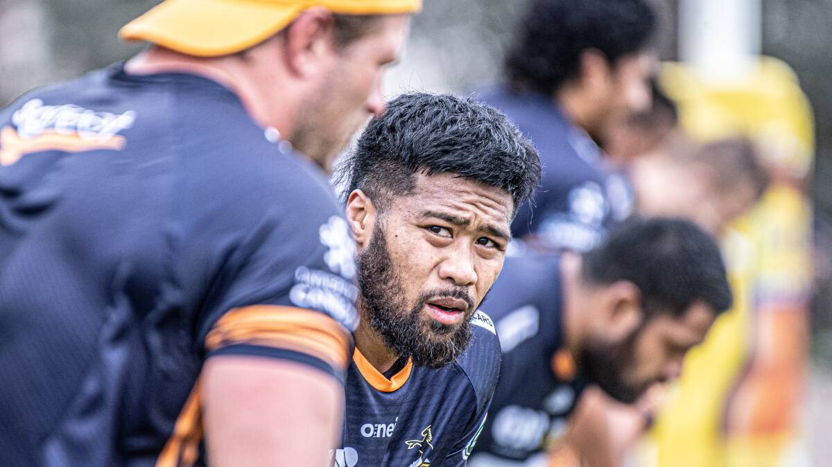 Folau Fainga'a is determined to force his way back into Wallabies contention. Picture: Karleen Minney