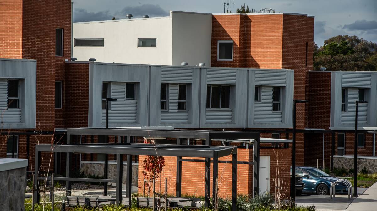 CatholicCare will manage half the units at this government-owned Kaleen housing complex. Picture: Karleen Minney