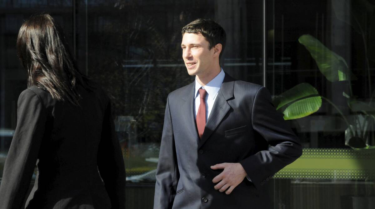 Jake Versteeg outside court in June, when he pleaded guilty. Picture: Cassandra Morgan