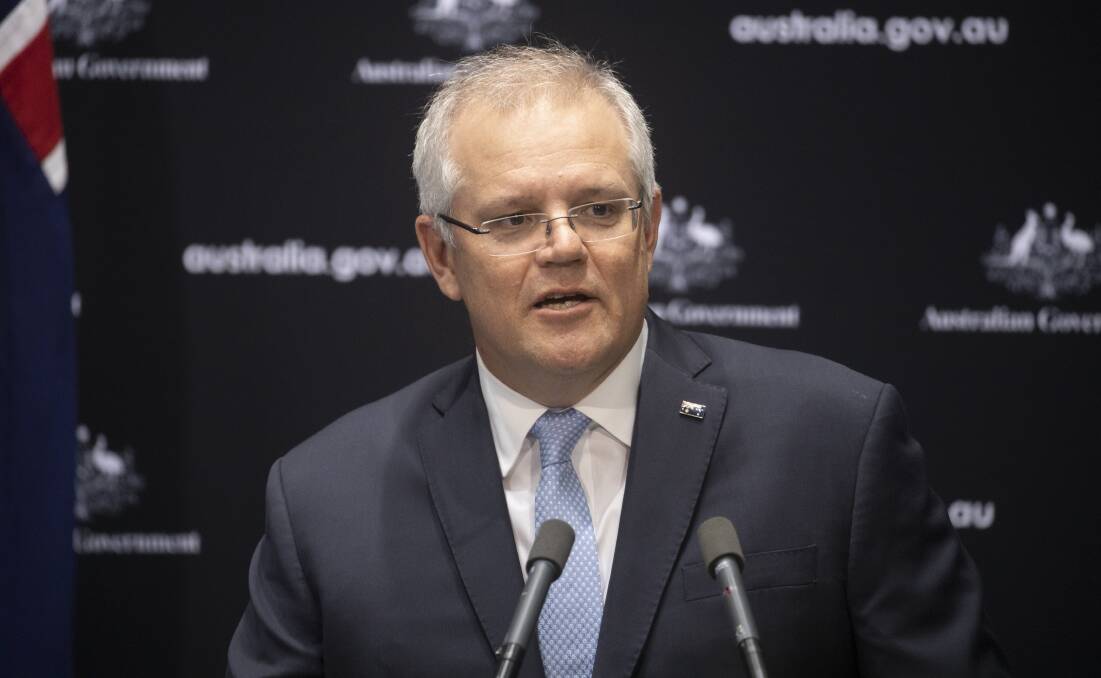 Prime Minister Scott Morrison has warned the tough restrictions in Victoria will push unemployment closer to 10 per cent. Picture: Sitthixay Ditthavong
