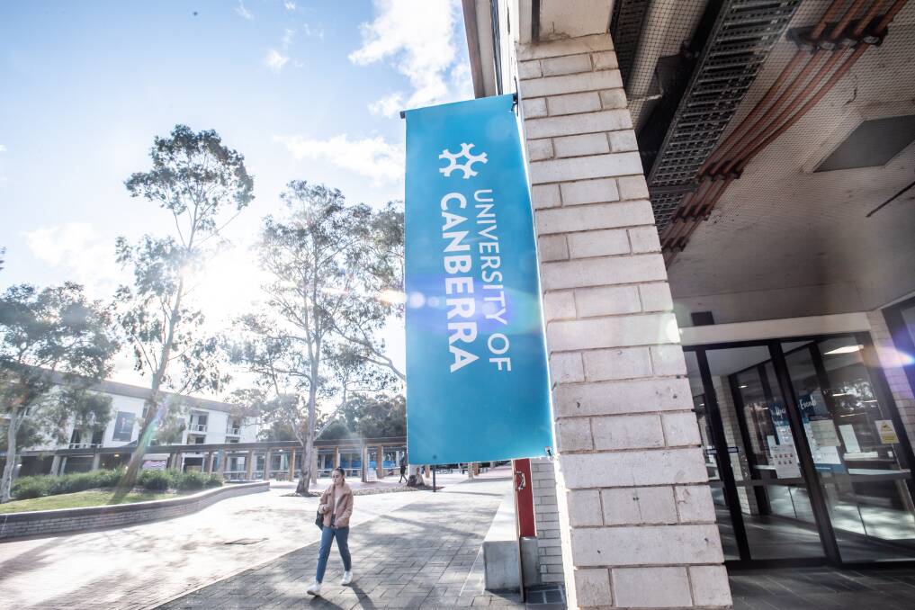 University of Canberra has reduced its expected deficit for 2020. Picture: Karleen Minney