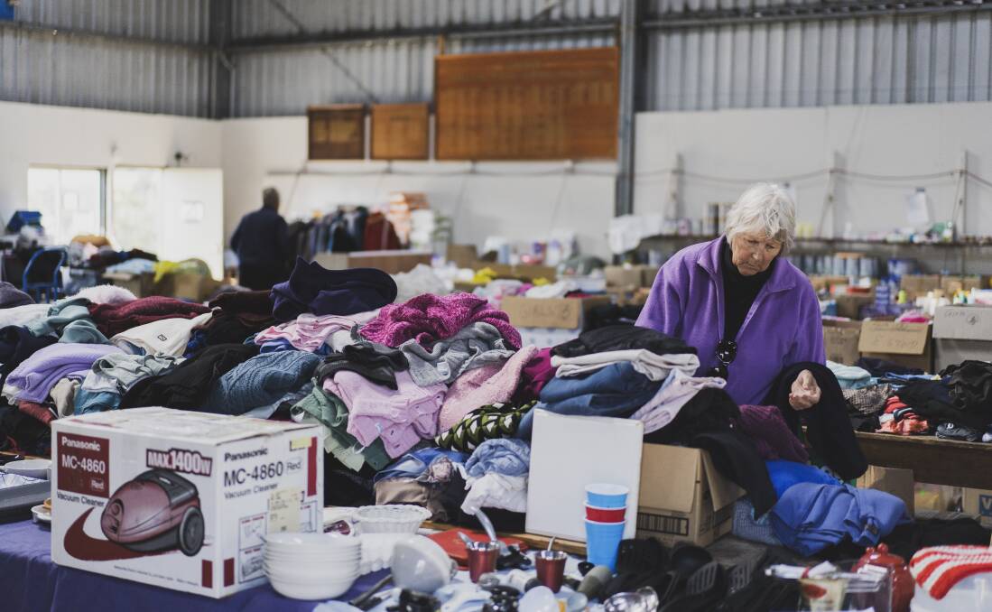 Months after the bushfires the Cobargo Relief Centre continues to provide for those in need. Picture: Dion Georgopoulos 
