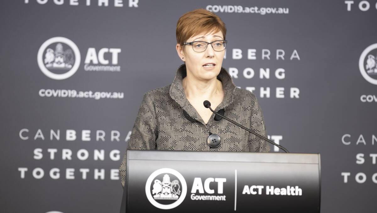 ACT Health Minister Rachel Stephen-Smith said it was disappointing that Access Canberra and ACT Police had to warn several businesses over non-compliance with COVID-19 measures over the weekend. Picture: Sitthixay Ditthavong 