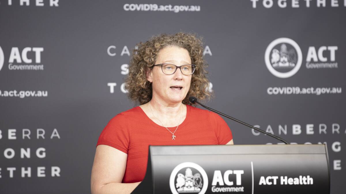 ACT chief health officer Kerryn Coleman. Picture: Sitthixay Ditthavong