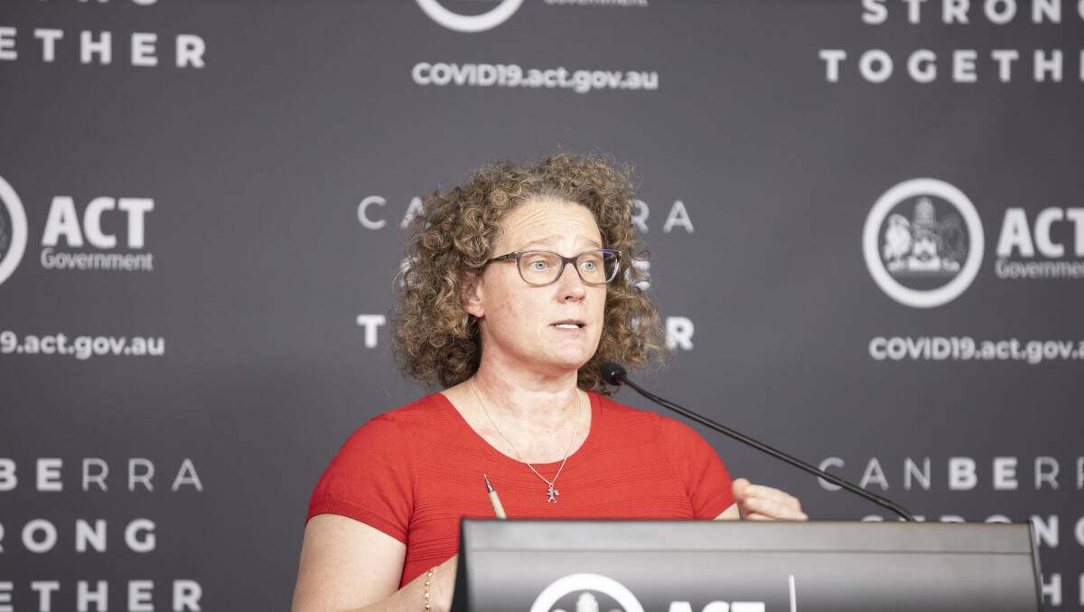 ACT Chief Health Officer Kerryn Coleman. Picture: Sitthixay Ditthavong