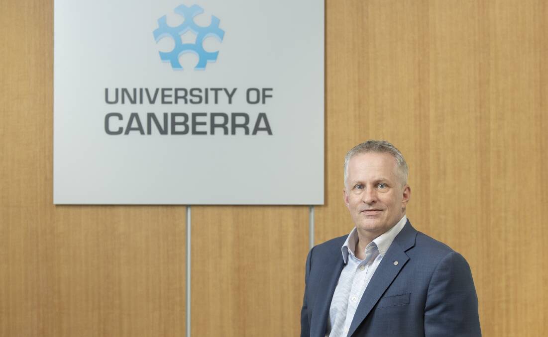University of Canberra Vice-Chancellor Professor Paddy Nixon. Picture: Sitthixay Ditthavong