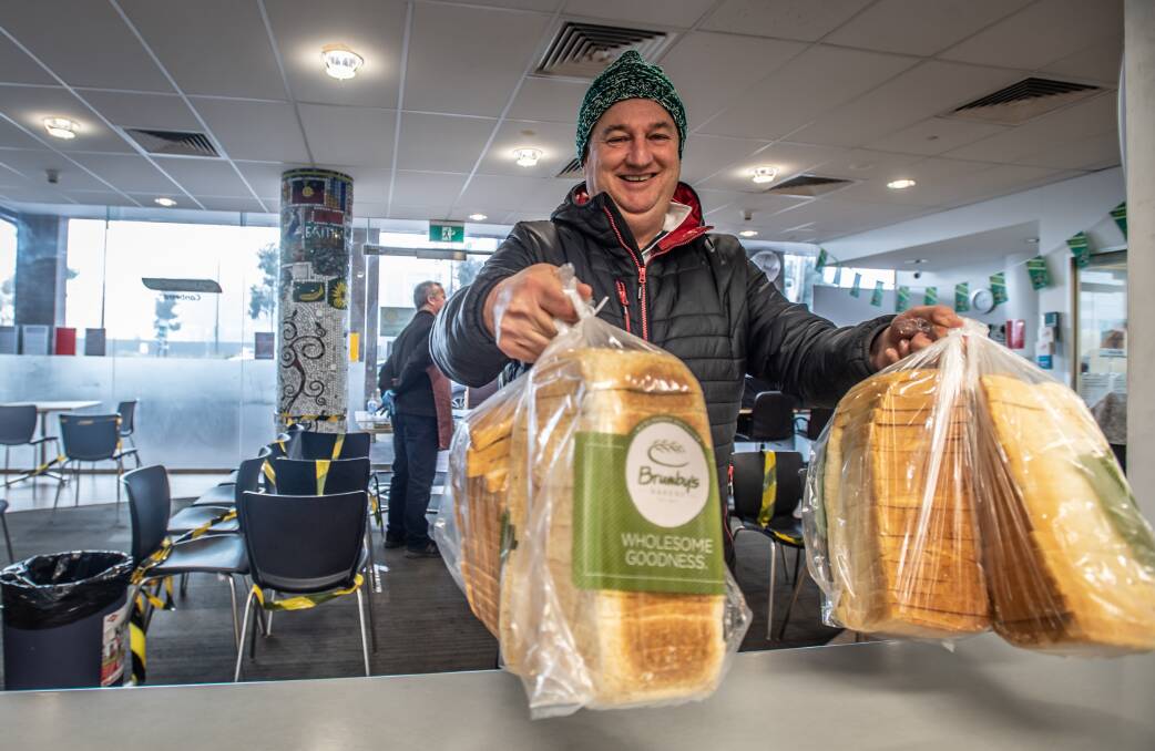 Early Morning Centre patron and "bread boy" Tim Gavel. Picture: Karleen Minney
