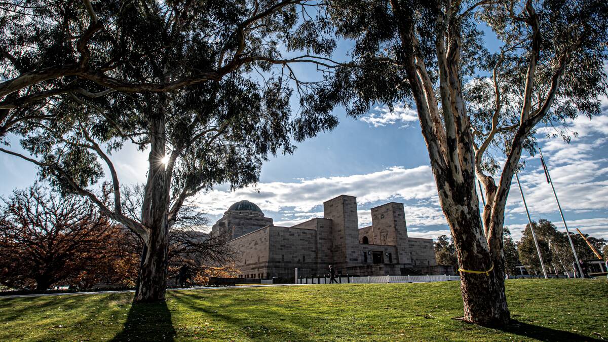 The Australian War Memorial will undergo heritage remdiation works over the next six months unrelated to the controversial redevelopment project. Picture: Karleen Minney