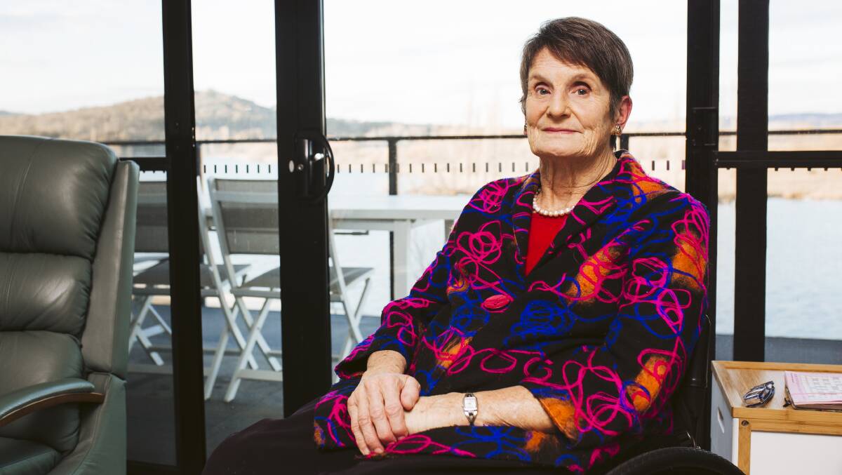 Vale Sue Salthouse, the disability advocate was ACT Senior Australian of 2020. Picture: Jamila Toderas