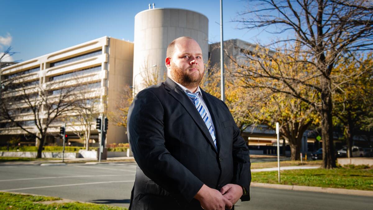 Former Australian Federal Police member Benjamin Legge, who has been in a fight with Comcare trying to get his psychiatric injury recognised as work-related. Picture: Elesa Kurtz
