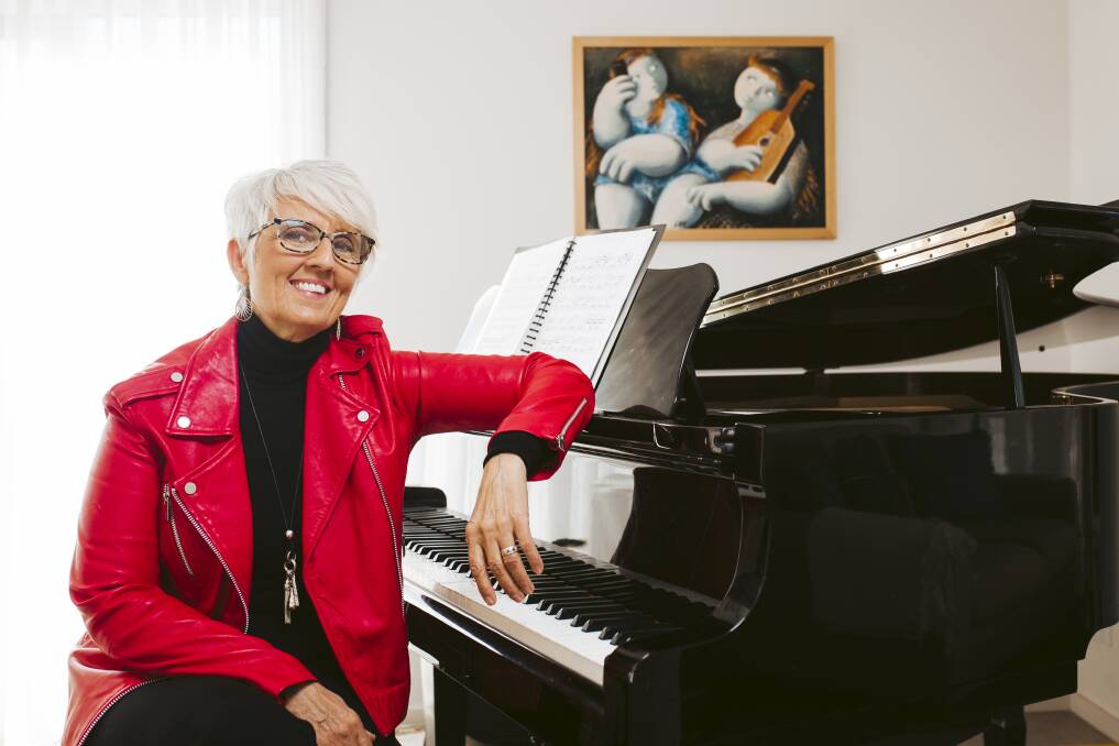 Composer Ruth Lee Martin at home in Wright on Friday. Picture: Jamila Toderas