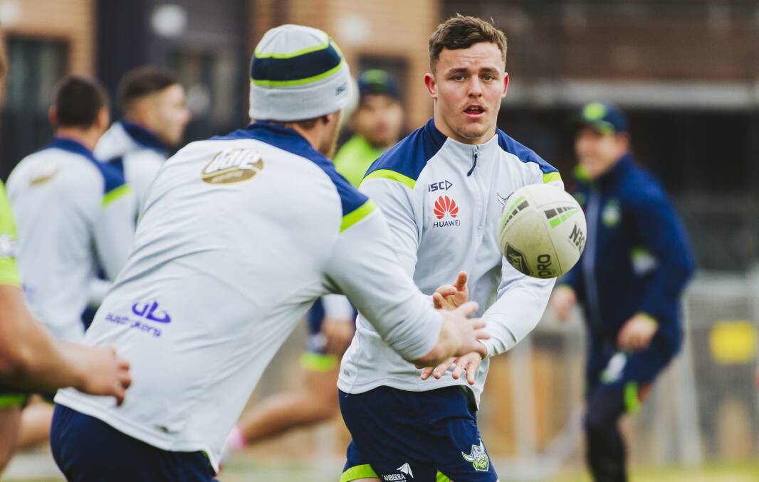 Kai O'Donnell will make his NRL debut off the bench for the Canberra Raiders on Saturday. Picture: Jamila Toderas