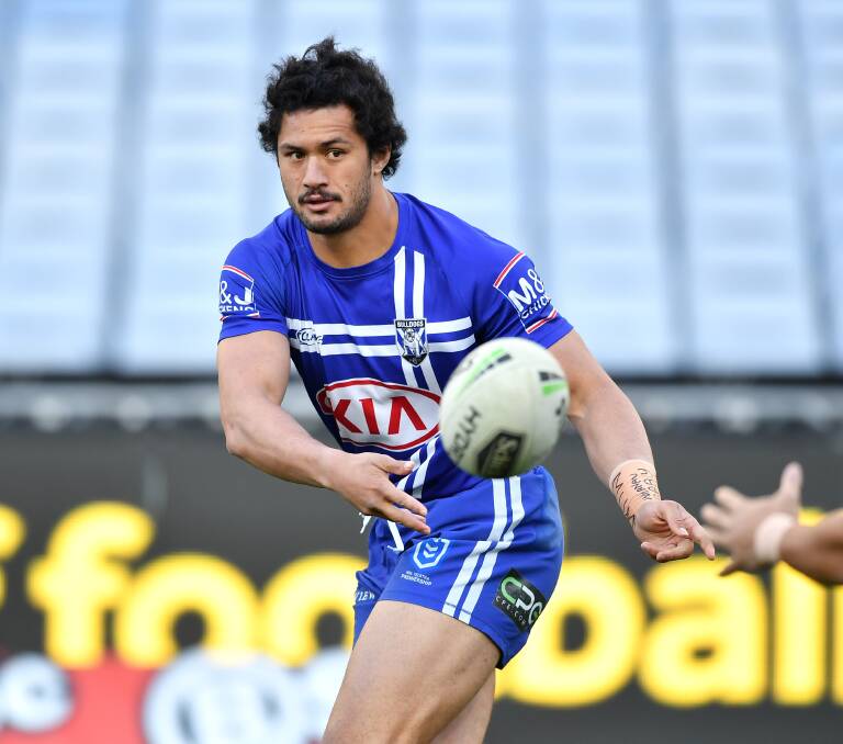 Is Bulldogs forward Corey Harawira-Naera on his way to the Raiders? Picture: NRL Imagery