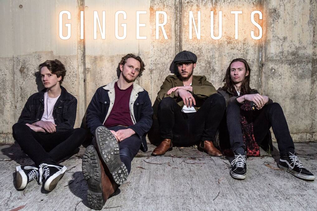 Ginger Nuts, from left: Michael Galen-Mules, Patrick Galen-Mules, Nick Dennis, Ed Berry. Picture: Supplied