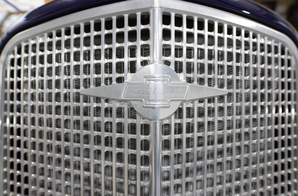 The mesh grille on the 1935 coupe required 68 hours of milling time from a single billet of metal. Picture: Jamila Toderas