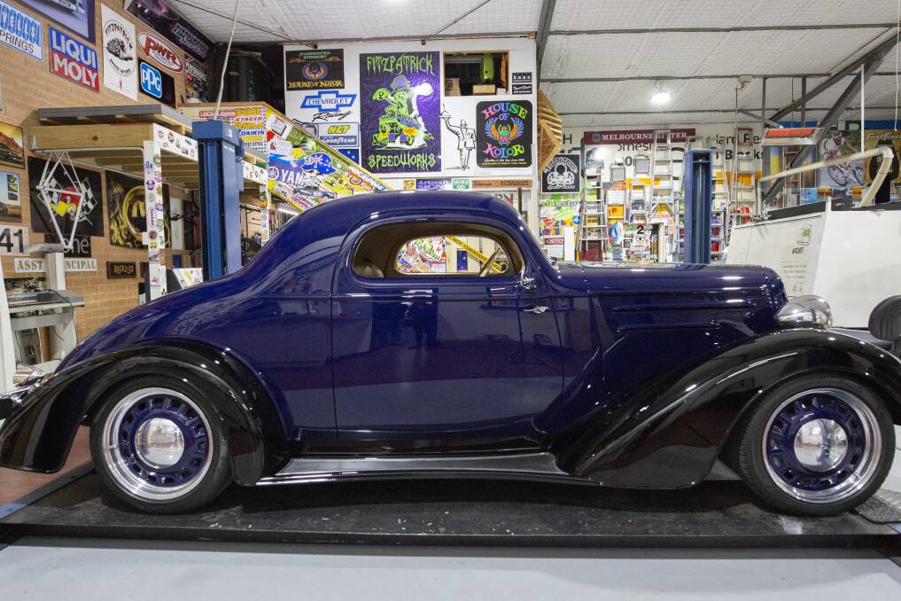 The award-winning, handbuilt 1935 Chevrolet three window coupe, one of only 17 produced in right-hand drive. Picture: Jamila Toderas