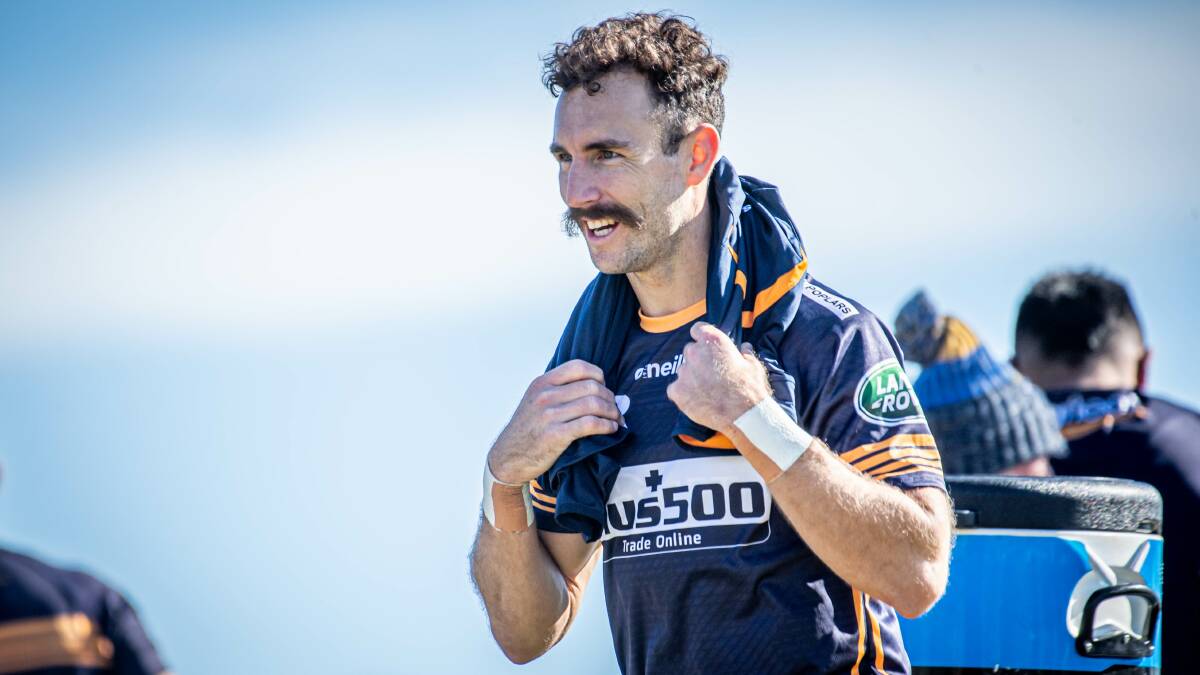 Nic White is back in Brumbies colours earlier than he expected to be. Picture: Karleen Minney