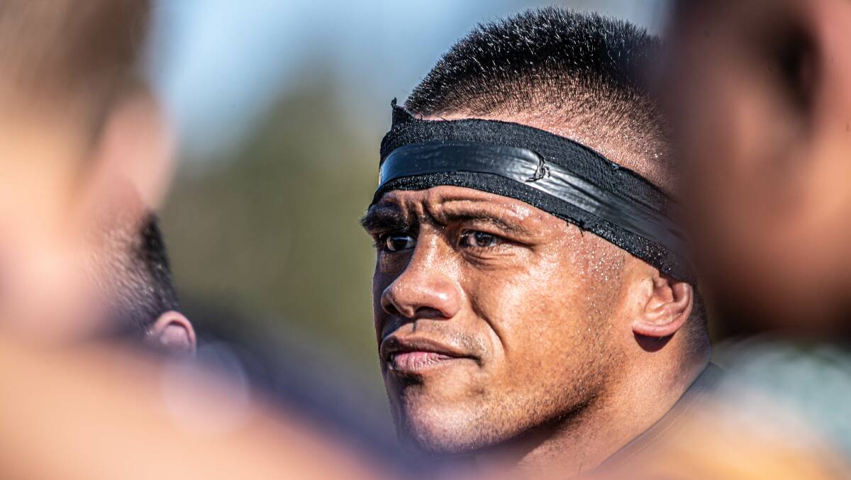 Allan Alaalatoa feels a genuine belief in Wallabies camp about their chances against the All Blacks. Picture: Karleen Minney