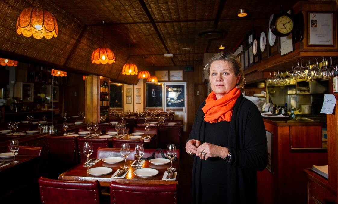 Charcoal Restaurant owner Anna Gray, who says she will dispute a $5000 fine for breaches of COVID-19 restrictions. Picture: Elesa Kurtz
