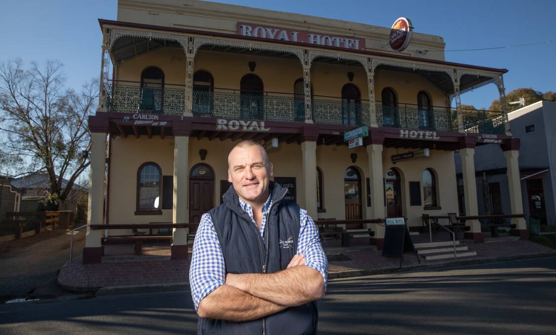 Former World Cup star Richard Harry purchased the Royal Hotel in Bungendore in March. Picture: Sitthixay Ditthavong